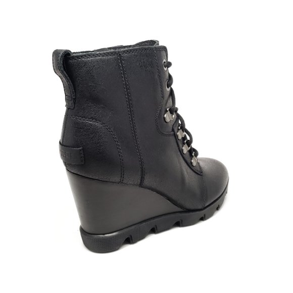 Sorel Joan Uptown Leather Wedge Boots 7.5 8 9 10 - Picture 4 of 7